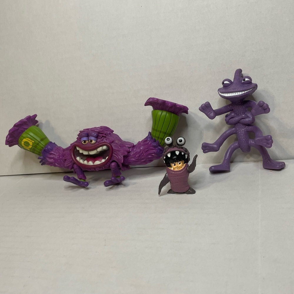 Monsters Inc Disney Pixar RANDALL BOGGS Kellogg 2001 University SPINMASTER BOO - Picture 2 of 7